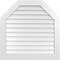 Ekena Millwork Octagonal Top Surface Mount PVC Gable Vent w/ 3-1/2"W x 1"P Standard Frame, 38"W x 38"H GVPOT38X3801SN - alternate 1